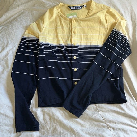 NEXT ERA Yellow and Black Button-Up Cardigan - Picture 2 of 5